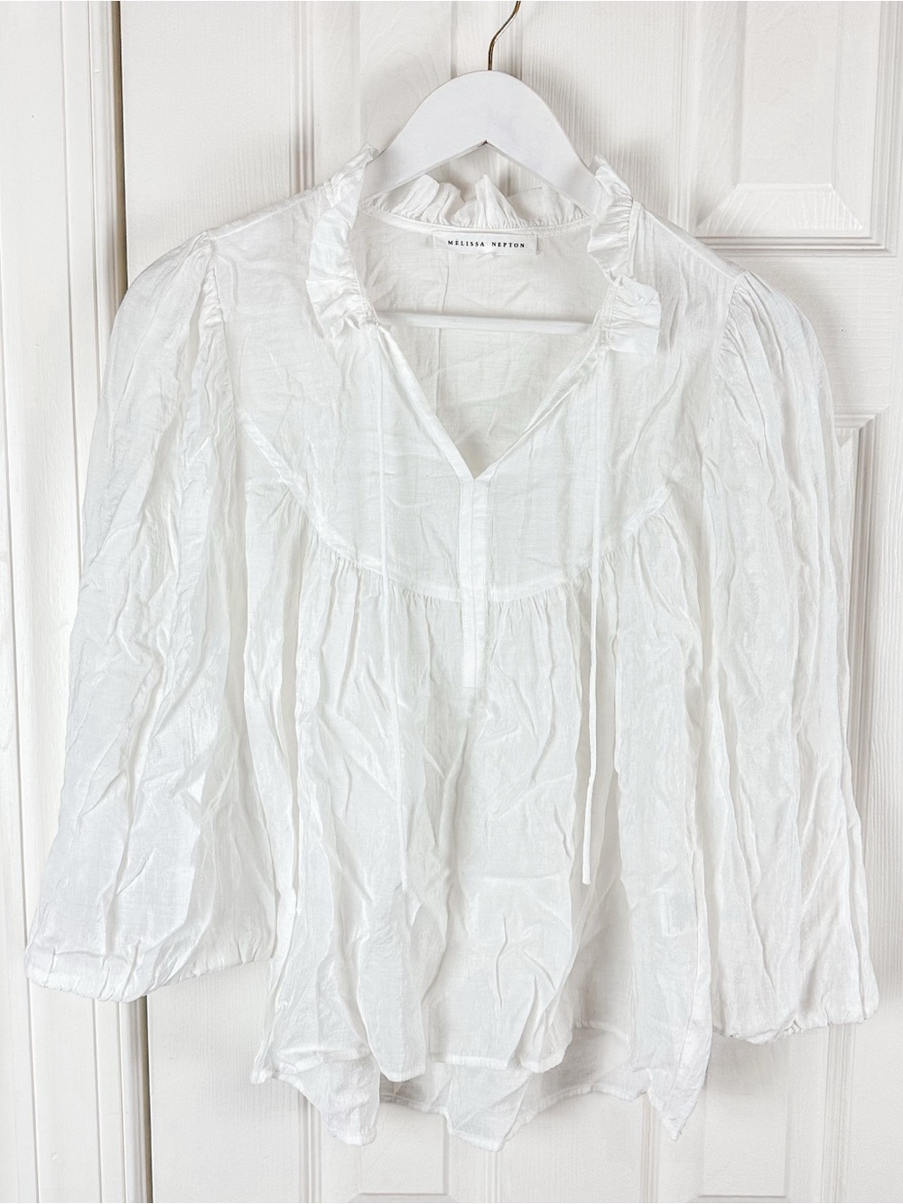 Melissa Nepton Ruffled Blouse
